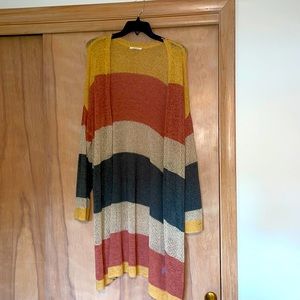 Maurice’s striped duster sweater - XL